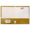 JAM Paper Laminated 2-Pocket Glossy 3-Hole Punch School Folders, 6ct.